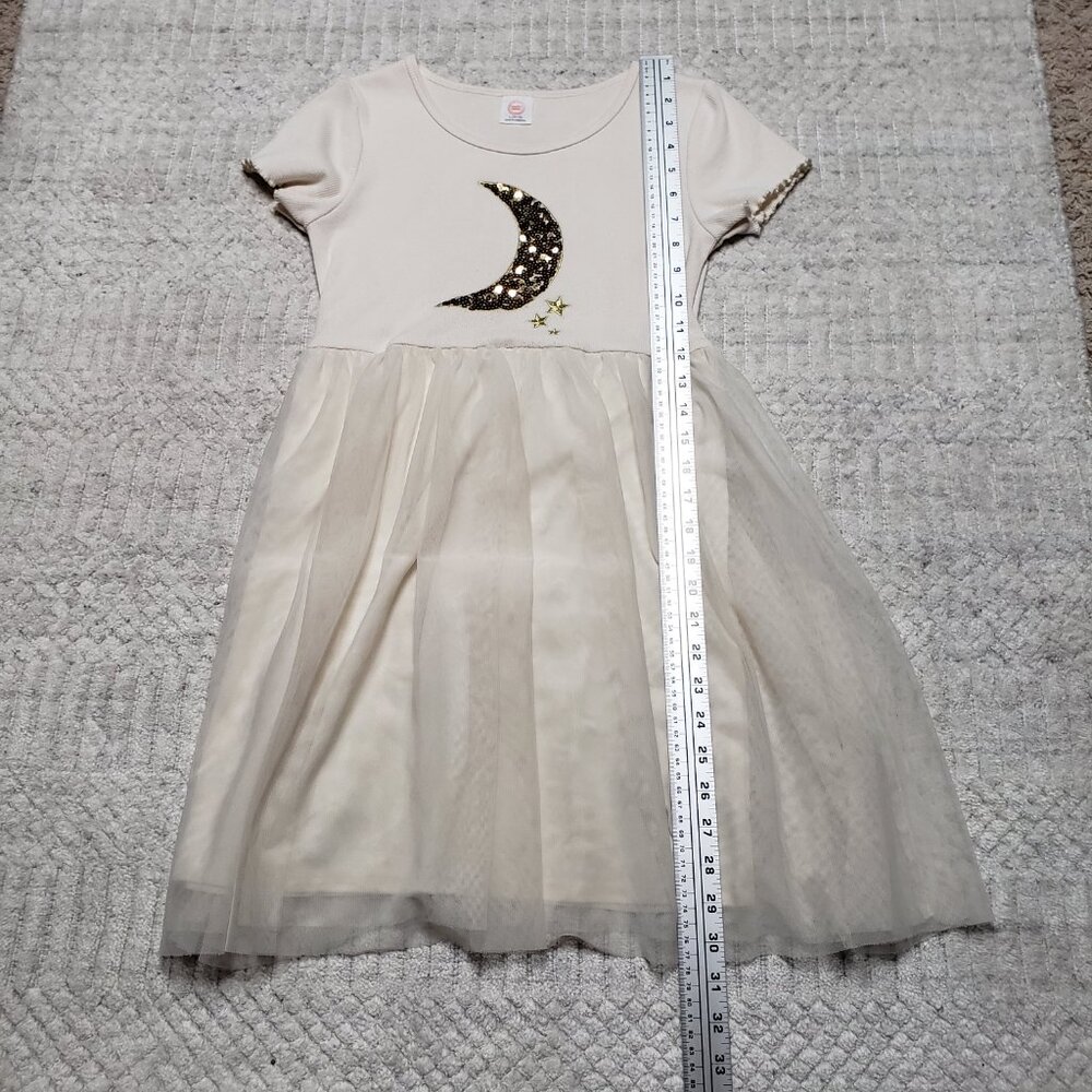 🌙 Wonder Nation Girls Moon Tutu Dress – Size L (10/12) - Picture 6 of 12